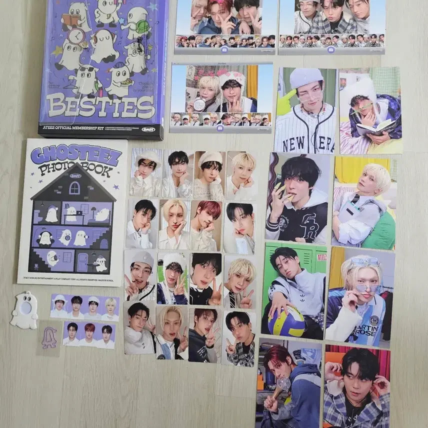 [BUNJANG] ATEEZ Membership Kit Photocard Set Unsealed Official / 에이티즈 멤버십 키트 포카 세트 미개봉 공식 에이티니