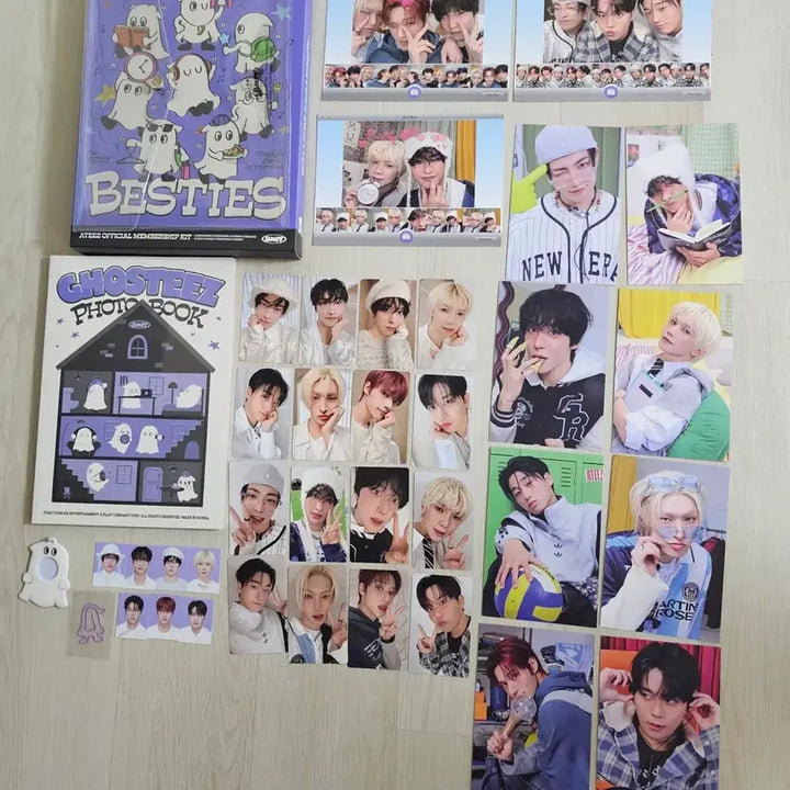[BUNJANG] ATEEZ Membership Kit Photocard Set Unsealed Official / 에이티즈 멤버십 키트 포카 세트 미개봉 공식 에이티니