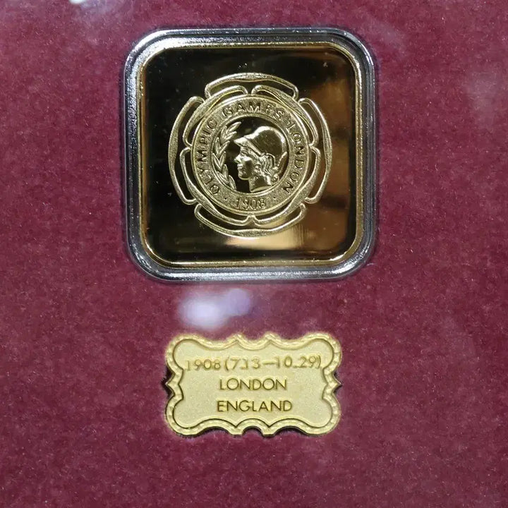 [BUNJANG] 1988 Seoul Olympics Host Nation Gold Plated Emblem Set / 1988년 서울올림픽 개최국 금도금 휘장세트