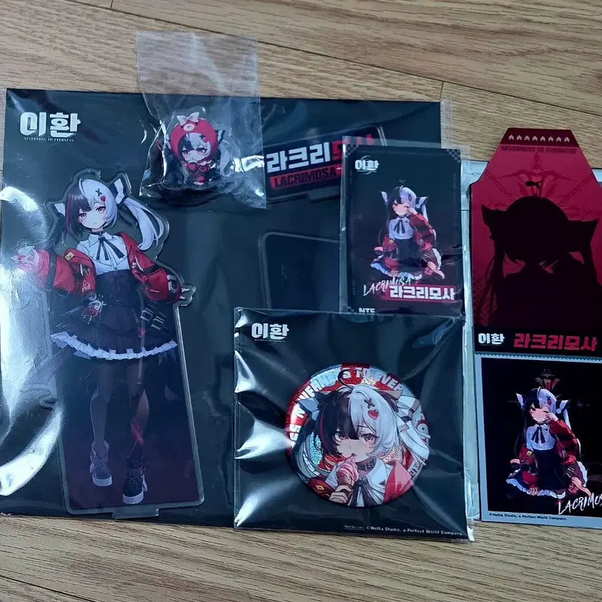 [BUNJANG] Lee Hwan Lacrimosa Set Acrylic Can Badge Photocard Magnet Clip / 이환 라크리모사 세트 아크릴 캔뱃지 포토카드 마그넷 클립