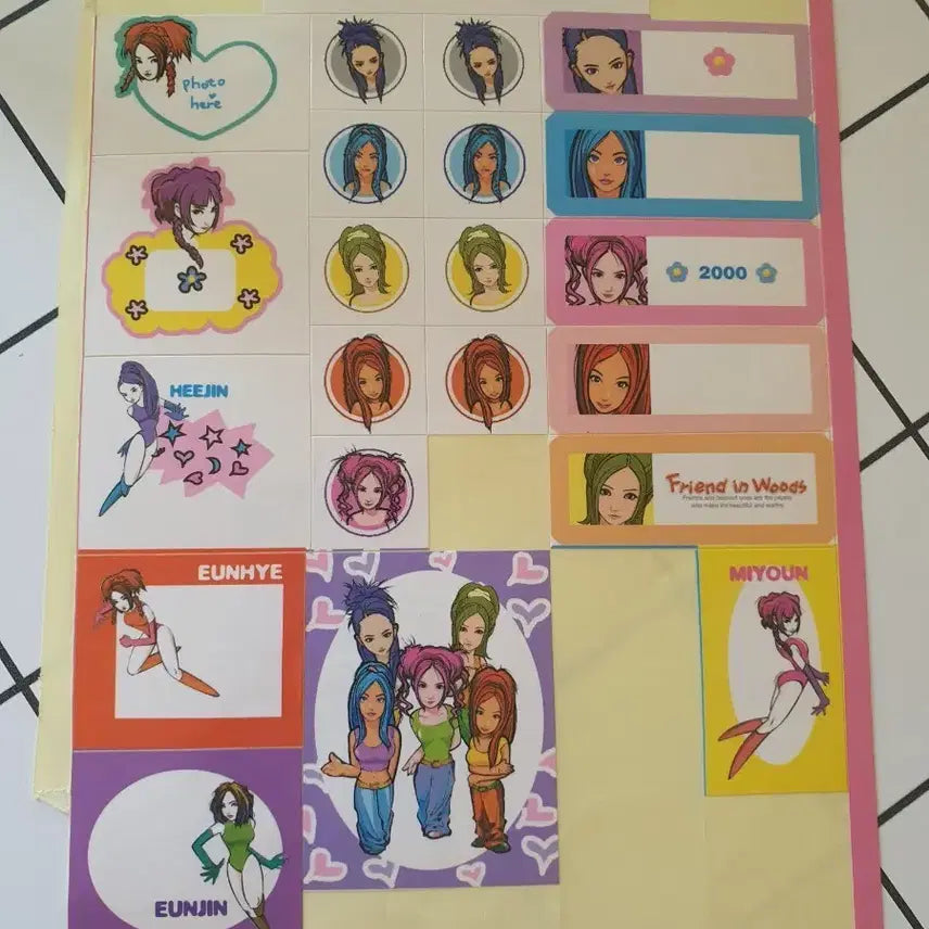 [BUNJANG] Baby V.O.X Sticker Set / 베이비복스 스티커
