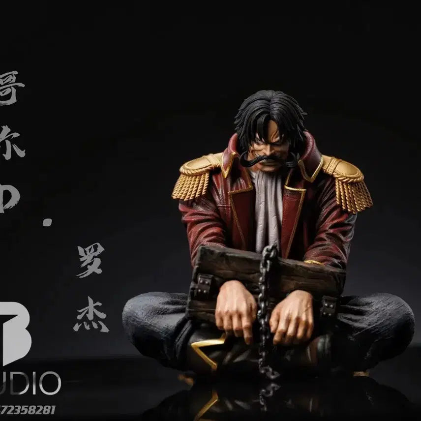 [BUNJANG] BT STUDIO Roger Execution Stand Seated Figure / BT STUDIO 골D 로저 처형대 원피스 레진 피규어 좌상