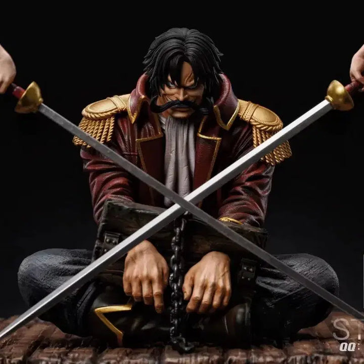 [BUNJANG] BT STUDIO Roger Execution Stand Seated Figure / BT STUDIO 골D 로저 처형대 원피스 레진 피규어 좌상