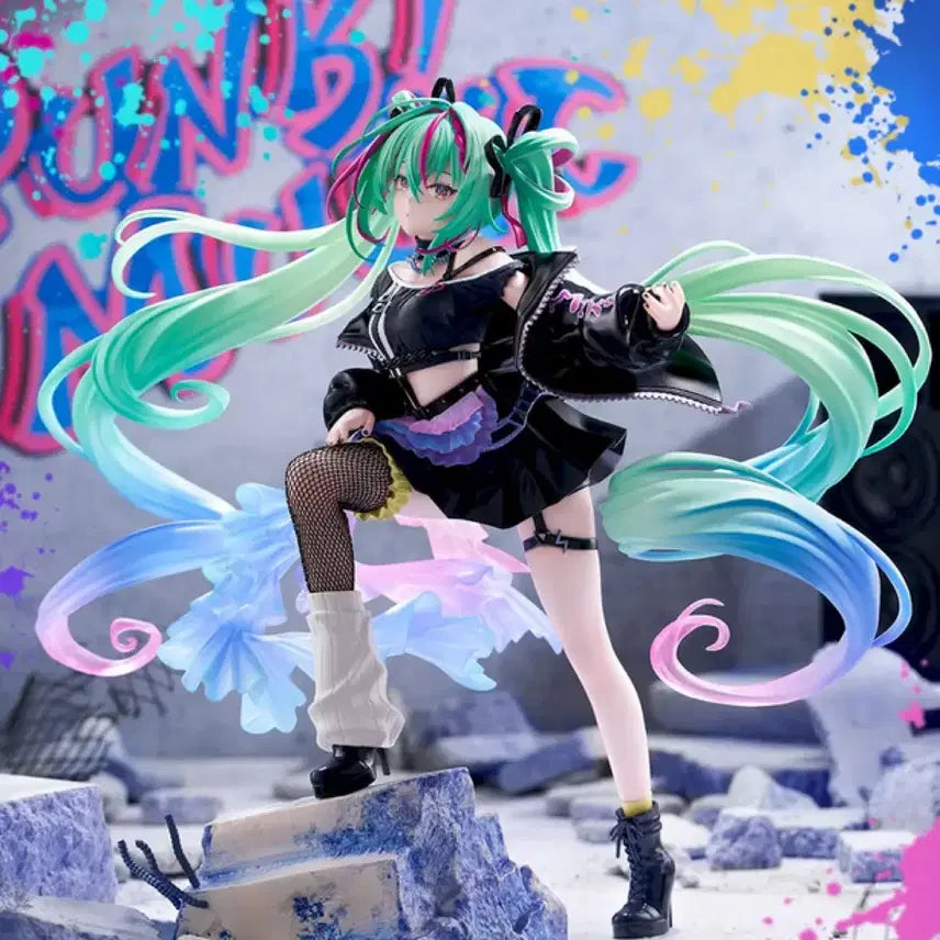 [BUNJANG] Hatsune Miku Punk Figure / 하츠네 미쿠 펑크 피규어