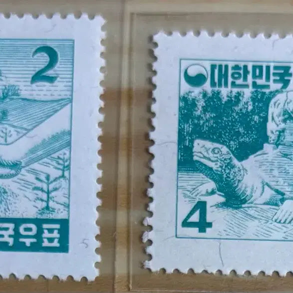 [BUNJANG] Korea 1957-1959 Stamp Collection - Single Stamps / 우정마크두문보통13종, 단편우표, 1957-1959
