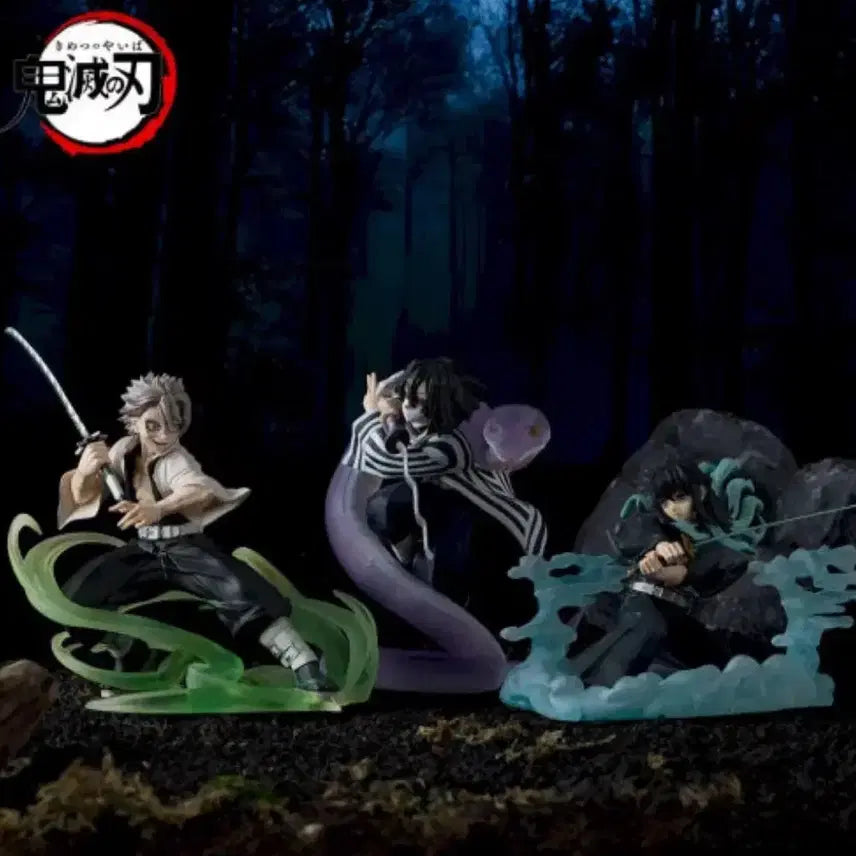 [BUNJANG] Demon Slayer Muichiro, Sanemi, Obanai Figure 3-Piece Set / 귀멸의 칼날 무이치로, 사네미, 오바나이 피규어 3종 세트
