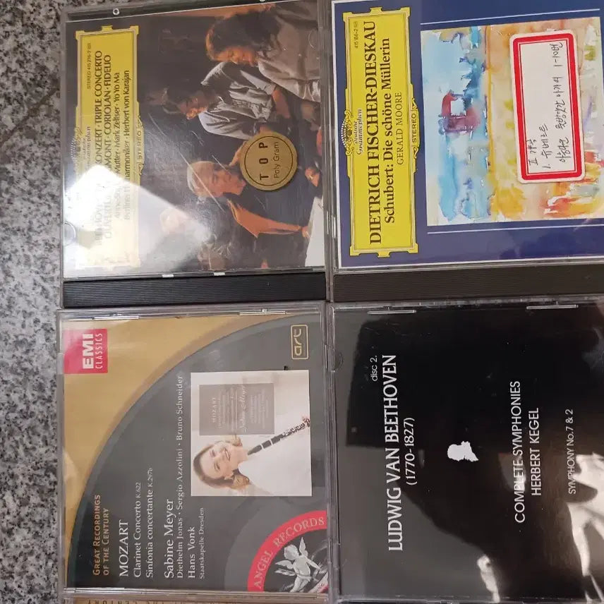 [BUNJANG] Mozart, Beethoven, Schubert - Classical Music CD Set / 모차르트 EMI 클래식 CD / 베토벤 완전 교향곡 CD / 슈베르트 디