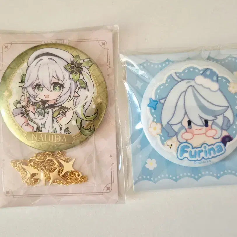 [BUNJANG] Genshin Impact Can Badge Bundle Set / 원신 캔뱃지 일괄