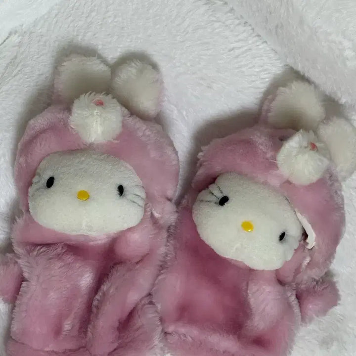 [BUNJANG] Vintage Rabbit Kitty Gloves / 고전 빈티지 토끼 키티 장갑