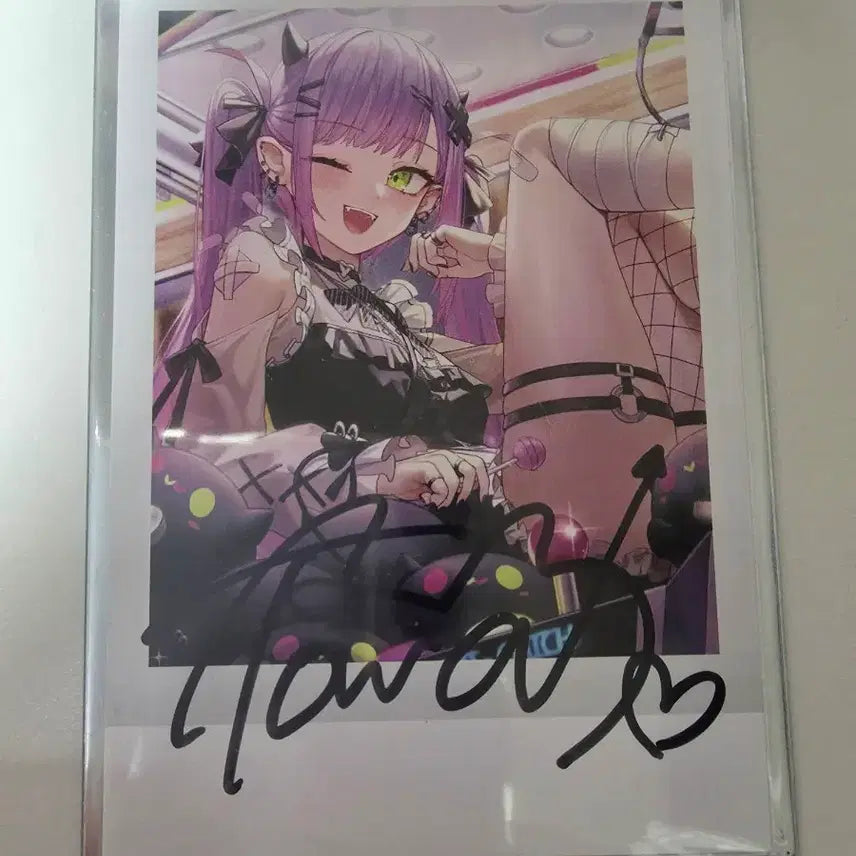 [BUNJANG] Hololive Towa Towa 1 Million Subscribers Celebration Signed Polaroid / 홀로라이브 토코야미 토와 100만 기념 폴라로이드 친필싸인