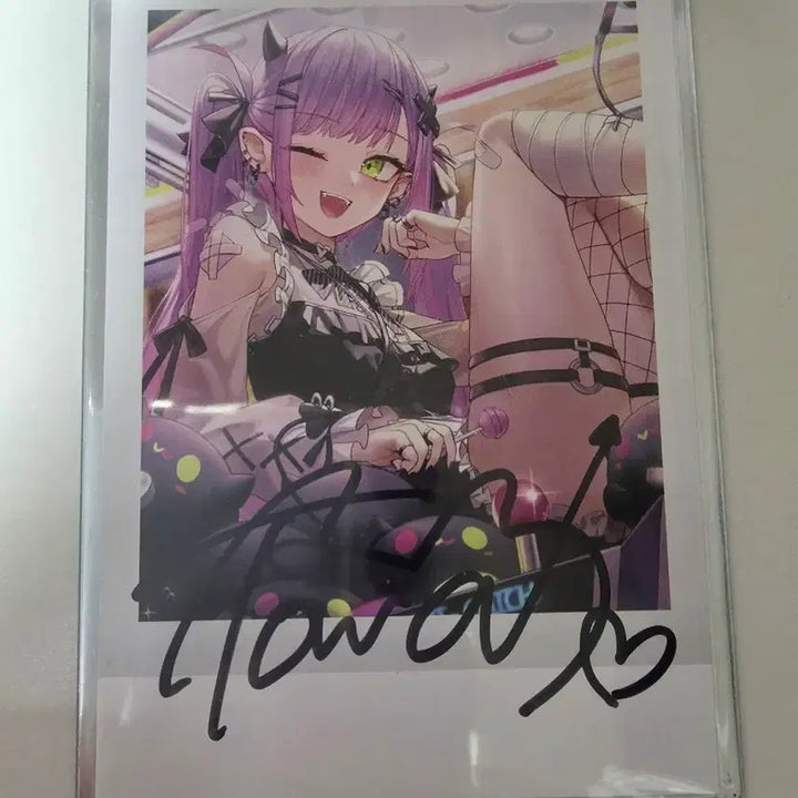 [BUNJANG] Hololive Towa Towa 1 Million Subscribers Celebration Signed Polaroid / 홀로라이브 토코야미 토와 100만 기념 폴라로이드 친필싸인