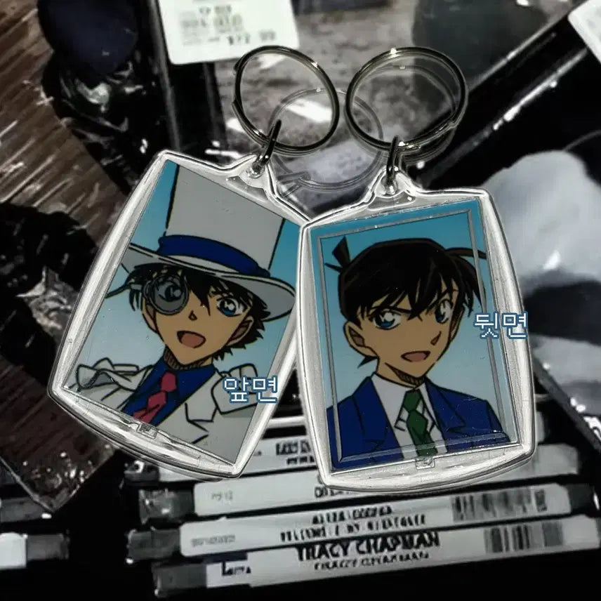 [BUNJANG] Detective Conan Phantom Thief Kid Shinichi Kaito Kidou Kudo Shinichi Keychain / 명탐정 코난 괴도키드 신이치 고희도 남도일 키드신 신키드 비공식 키링