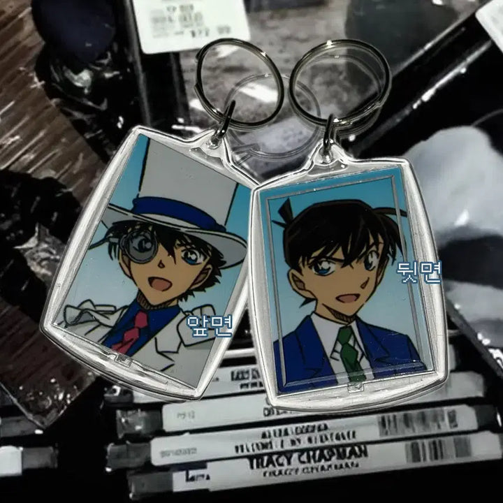 [BUNJANG] Detective Conan Phantom Thief Kid Shinichi Kaito Kidou Kudo Shinichi Keychain / 명탐정 코난 괴도키드 신이치 고희도 남도일 키드신 신키드 비공식 키링