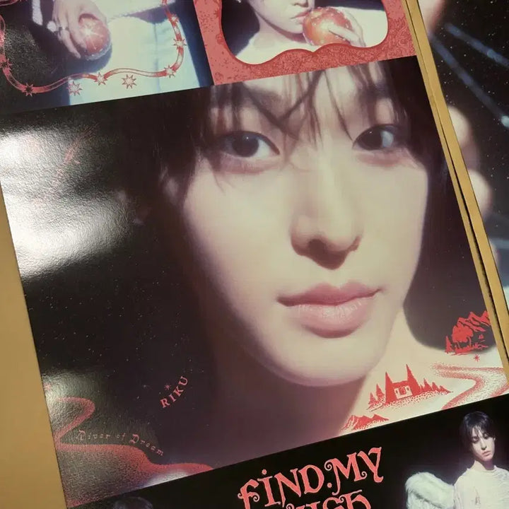 [BUNJANG] Mega Coffee Riku Jaehee Bundle Poster Set / 메가커피 포스터 리쿠 재희 일괄