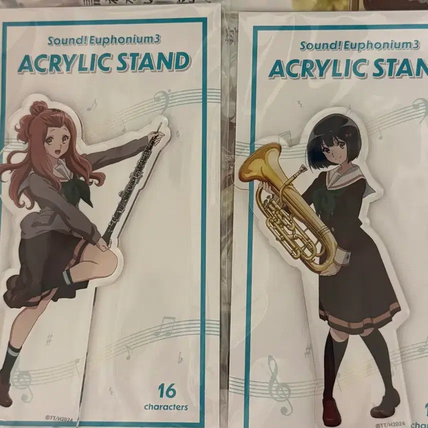 [BUNJANG] Sound! Euphonium Kenzaki Ririka &amp; Hisaishi Kanade School Uniform Winter Acrylic Stand / 울려라유포니엄 켄자키 리리카 히사이시 카나데 교복 동복 아크릴스탠드