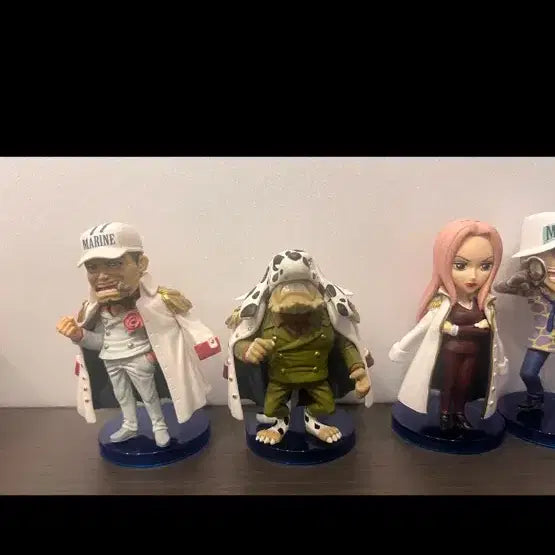 [BUNJANG] One Piece World Collectable Figure Marine Set 1 / (정품,노박스) 원피스 월콜 해군 1탄 세트 판매합니다.