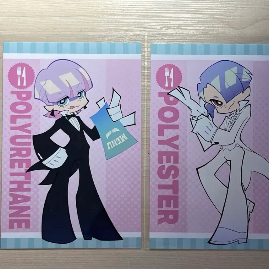 [BUNJANG] FANSYS Poly Brothers Acrylic Standee &amp; Postcard Bundle Set / [일괄] 팬스가 폴리 형제 아크릴+엽서