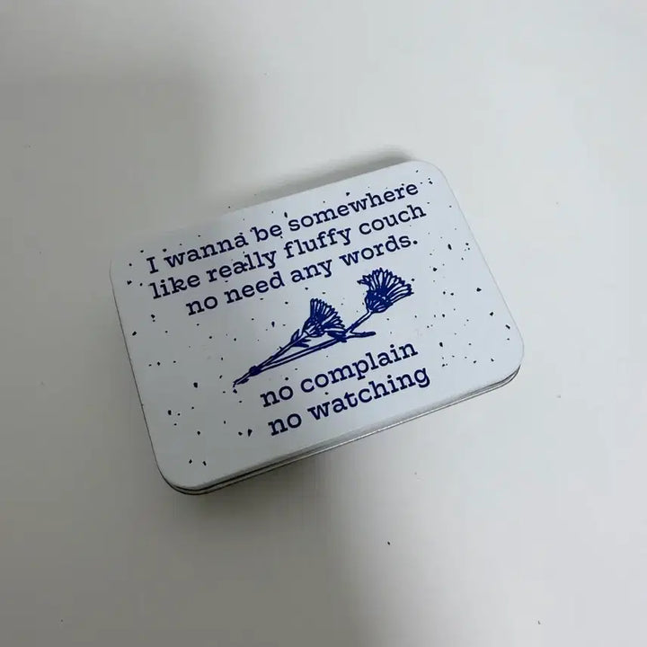 [BUNJANG] Baek Yerin 2020 Turn On That Blue Vinyl Tin Case Stickers / 2020 백예린 굿즈 틴케이스 스티커