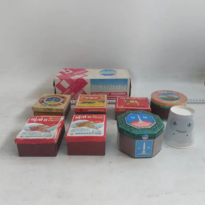 [BUNJANG] Antique Matchbox Bundle / 근대사  통성냥 - 소품용. 만물당.