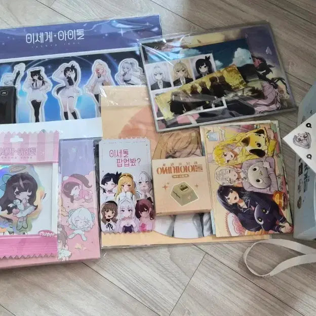 [BUNJANG] Virtual Idol "Isegye Idol" Merchandise Bundle Set / 이세계아이돌 굿즈 종합 세트