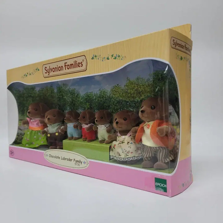 [BUNJANG] Sylvanian Families Chocolate Labrador Retriever Family Set (Discontinued) / 단종)실바니안 초콜릿 래브라도 리트리버 대가족  올드 미개봉