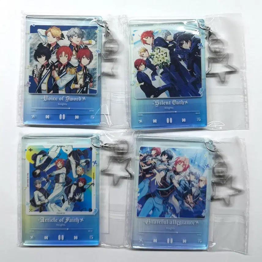 [BUNJANG] Ensemble Stars! Chugata Album Commemorative Acrylic Keychain Knights / 앙스타 중스타 앨범 기념 아크릴 키링 나이츠