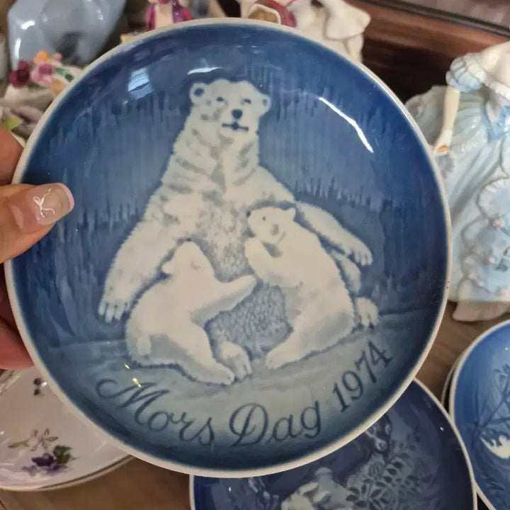 [BUNJANG] Royal Copenhagen (B&amp;G) Blue Plates Set of 7 / 7장모두!!코펜(B&amp;G) 파랑이접시 모두7장 일괄!!!