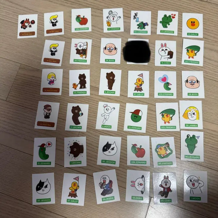 [BUNJANG] Line Friends Sticker Collection / 라인프렌즈 띠부씰 스티커