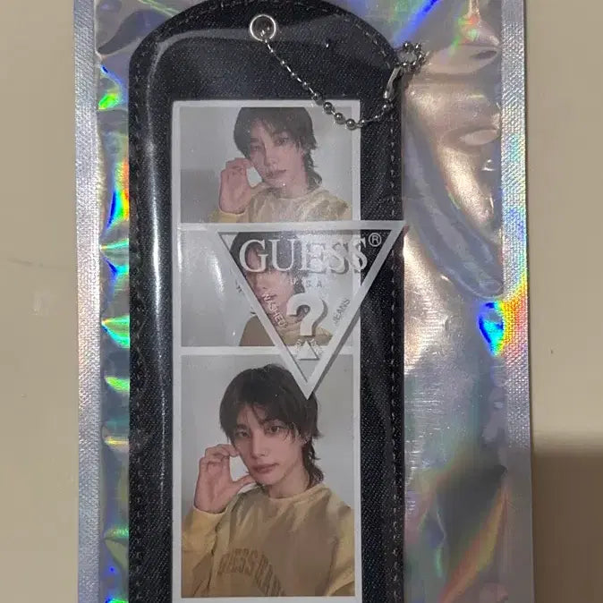 [BUNJANG] Stray Kids Hyunjin GUESS Collaboration Keyring (Sealed) / 스키즈 현진 게스 콜라보 키링(미개봉)