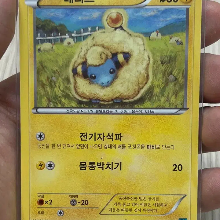[BUNJANG] Pokemon Card Mareep 2016 / 포켓몬 카드 메리프 2016년