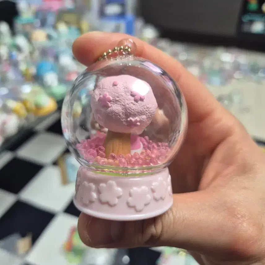 [BUNJANG] Sanrio 2020 Cherry Blossom Dome Pochacco Keychain / 산리오 2020년 벚꽃 돔 포차코 키링