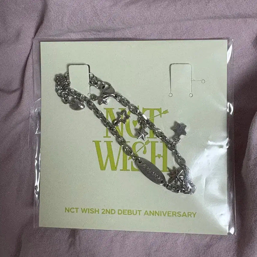 [BUNJANG] NCT WISH 2nd Anniversary Bracelet Sealed / 엔시티위시 2주년 팔찌 미개봉