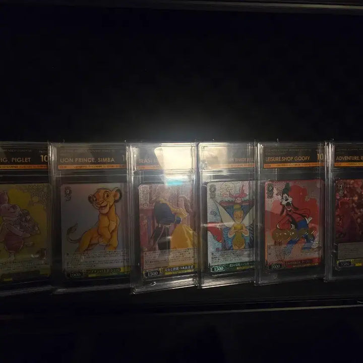 [BUNJANG] Disney Card Pixie, Simba, Tinkerbell, Goofy, Rapunzel Set CCG 10 Graded / 디즈니 카드 픽시+심바+팅커벨+구피+라푼젤 세트 ccg10등급+