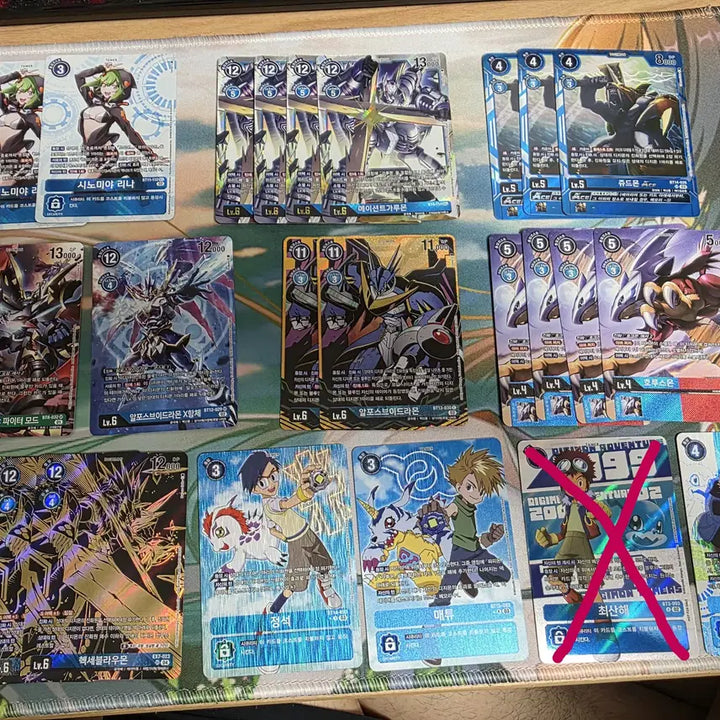 [BUNJANG] Digimon Card Game [Blue] Cards / 디지몬카드 팔아요[파랑]