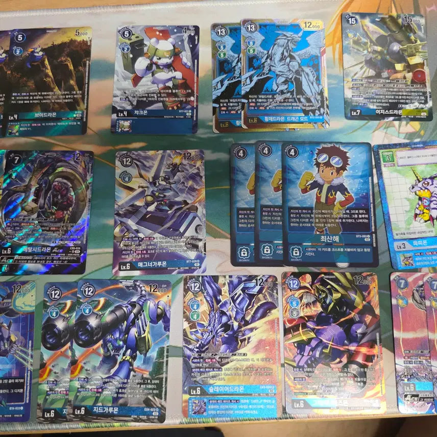[BUNJANG] Digimon Card Game [Blue] Cards / 디지몬카드 팔아요[파랑]