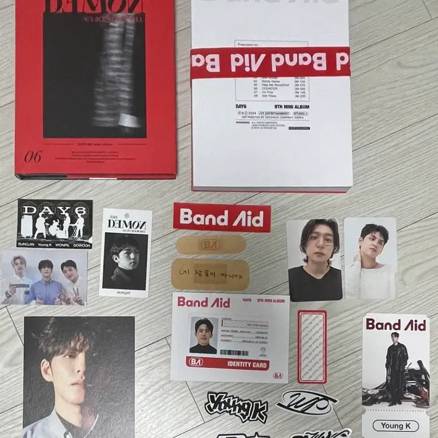 [BUNJANG] Day6 Album Photocard Paper / 데이식스 앨범 포카 지류