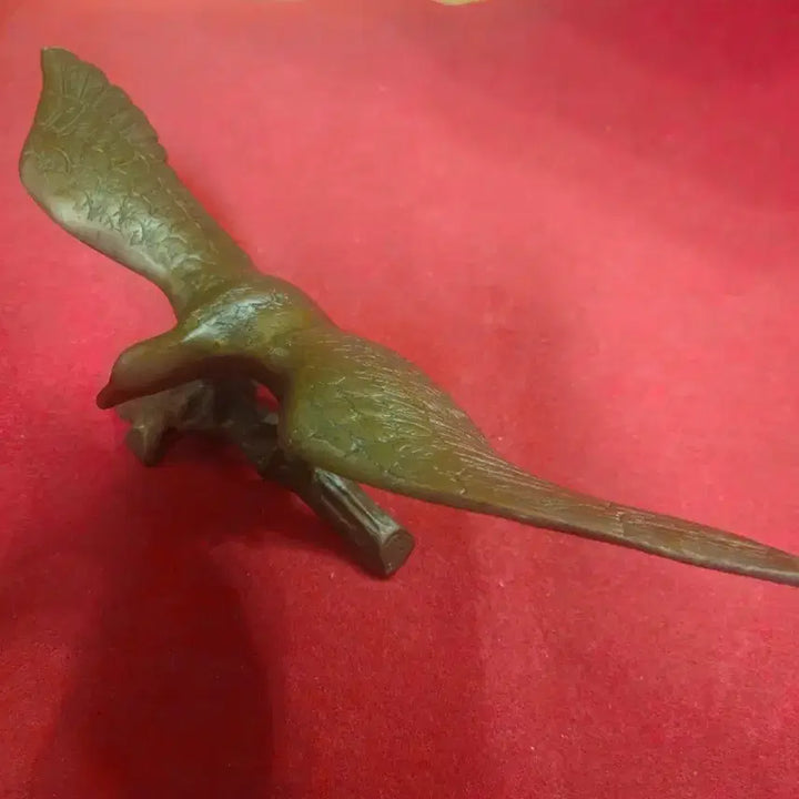 [BUNJANG] Vintage Brass Eagle Sculpture (Wing Span 44cm) / 빈티지 황동 통동 독수리 조각상 (날개 44cm)