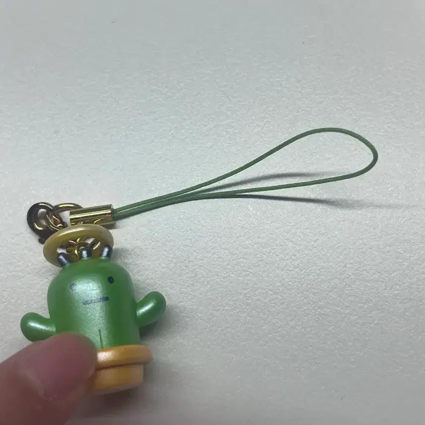 [BUNJANG] Tamagotchi Tenshi Trading Mascot Strap Keychain Sabo-tan / 다마고치 텐시치 트레이딩 마스코트 스트랩 키링 사보텐
