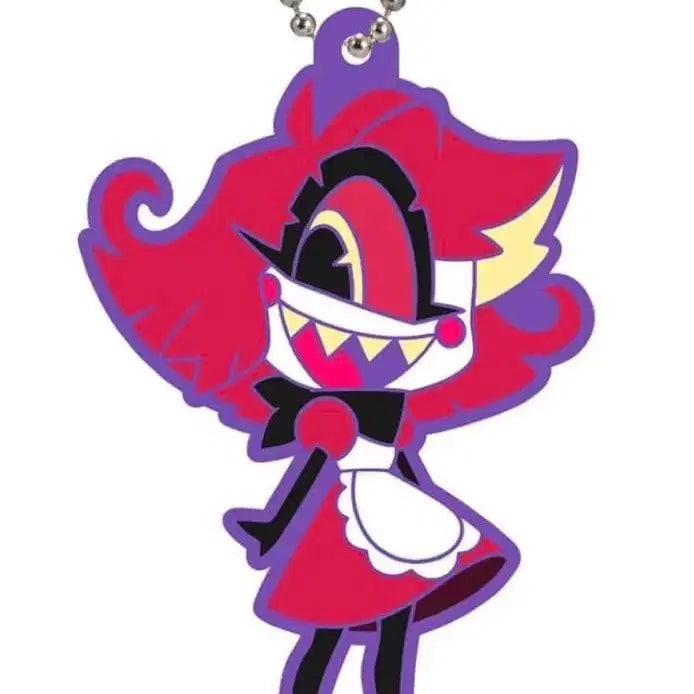 [BUNJANG] Hazbin Hotel Gashapon Rubber Strap Nifty Keyring / 해즈빈호텔 가샤폰 러버스트랩 니프티 키링