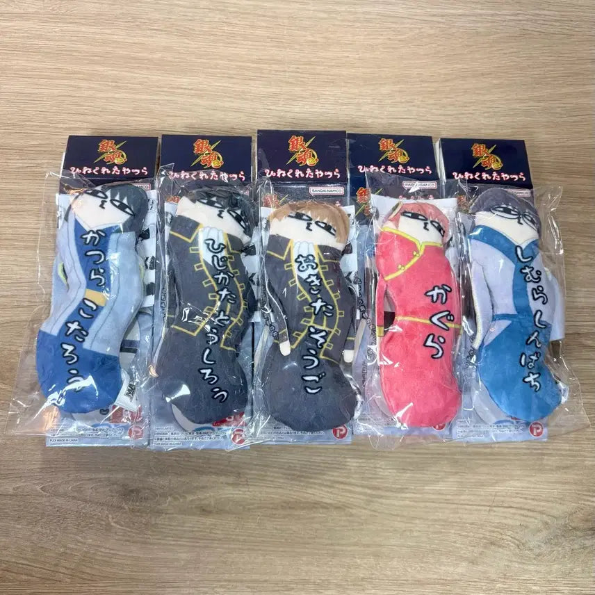 [BUNJANG] Gintama Twisted Guys Bundle Set (Sealed) / (일괄 미개봉)은혼 뒤틀린녀석들[카구라 소고 히지카타 카츠라 신파치]
