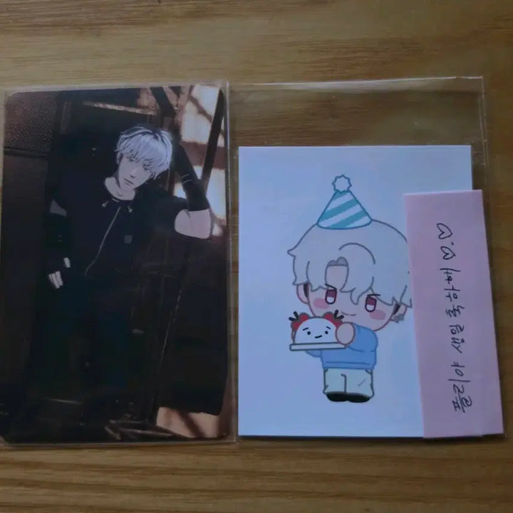 [BUNJANG] Plaive 10Cafe Fortune Cookie Eunho Message Sticker Photocard / 플레이브 십카페 포춘쿠키 은호 메시지 스티커 포카