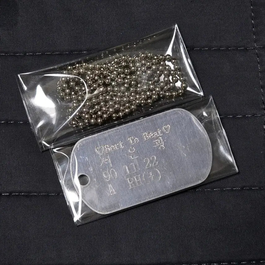 [BUNJANG] BTOB Seo Eunkwang Dog Tag Necklace / Keyring / [급처 오늘 11시59분까지 할인] 비투비 서은광 군번줄 목걸이 / 키링