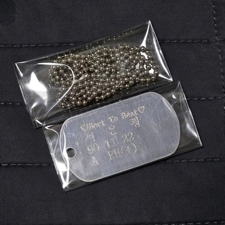 [BUNJANG] BTOB Seo Eunkwang Dog Tag Necklace / Keyring / [급처 오늘 11시59분까지 할인] 비투비 서은광 군번줄 목걸이 / 키링