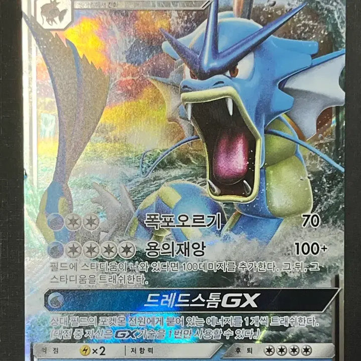 [BUNJANG] Pokemon Card Gyarados GX RR (SM2K) / 포켓몬카드 갸라도스GX RR (sm2K)-2017-
