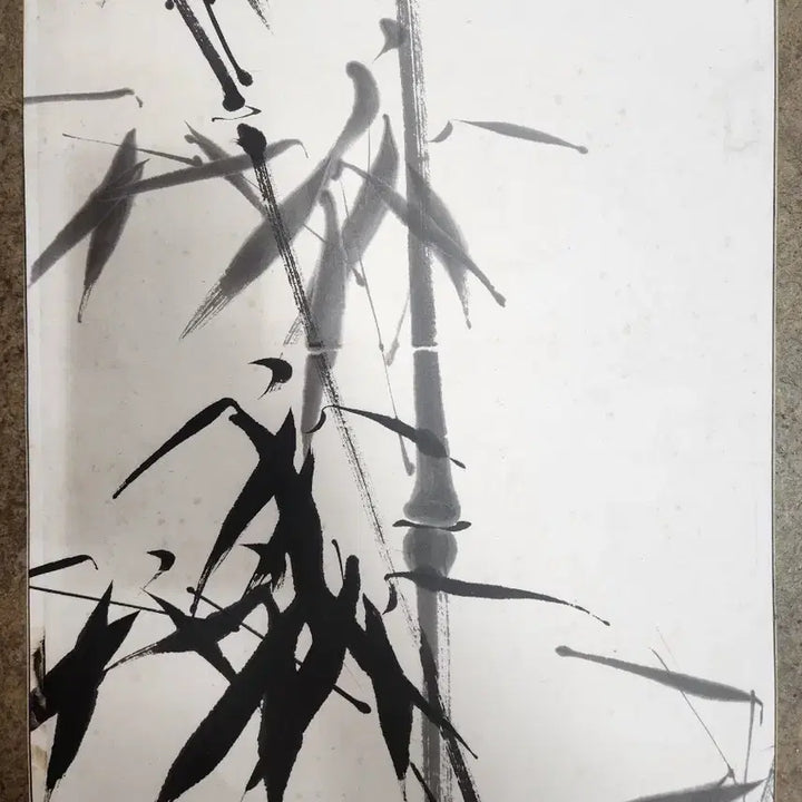 [BUNJANG] Late Joseon Dynasty Painter Yu Ha Yu Yeong-wan Ink Bamboo Painting / 구한말 유명작가 유하 유영완 묵죽도