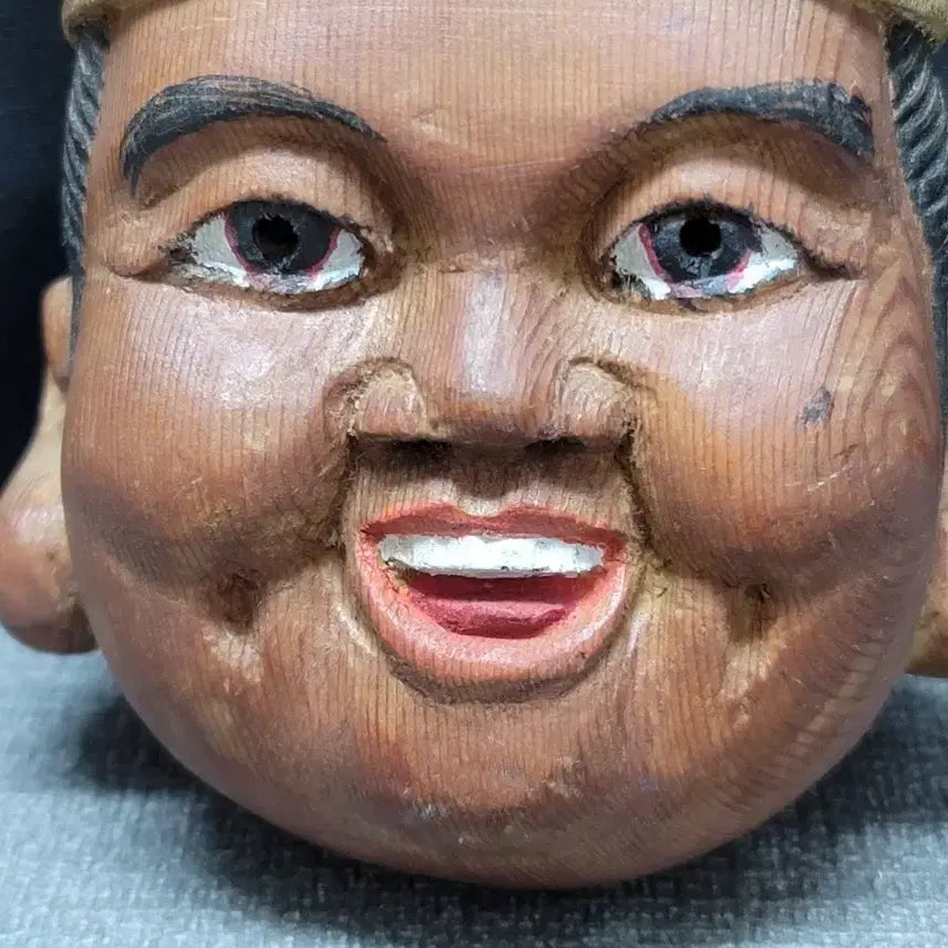 [BUNJANG] Hand-carved Wooden Mask (Small) / 목각 탈