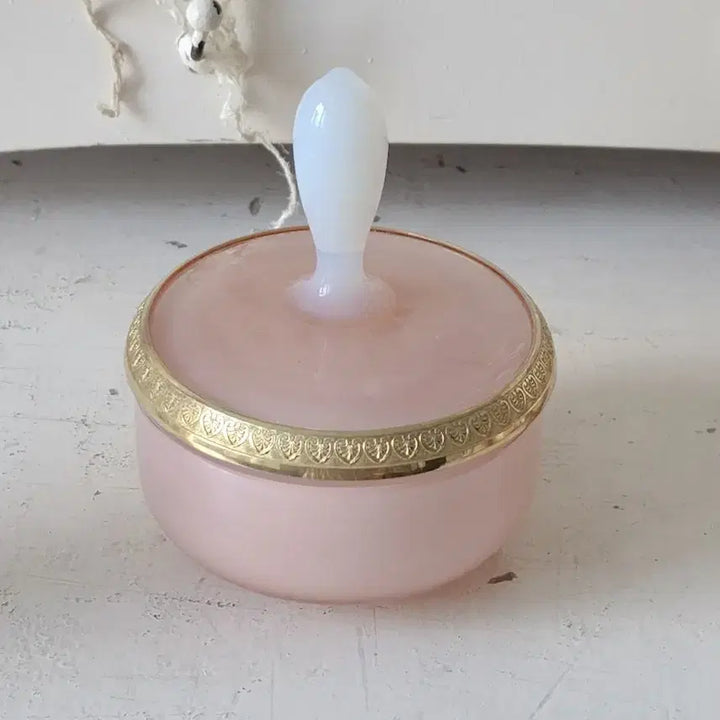 [BUNJANG] Vintage Opaline Jewelry Box / 빈티지 오팔린 보석함 오브제