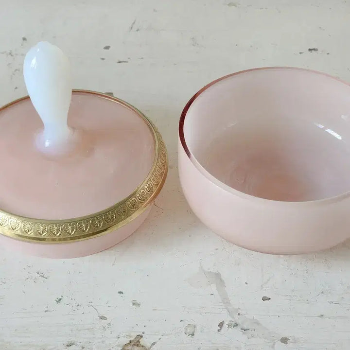 [BUNJANG] Vintage Opaline Jewelry Box / 빈티지 오팔린 보석함 오브제