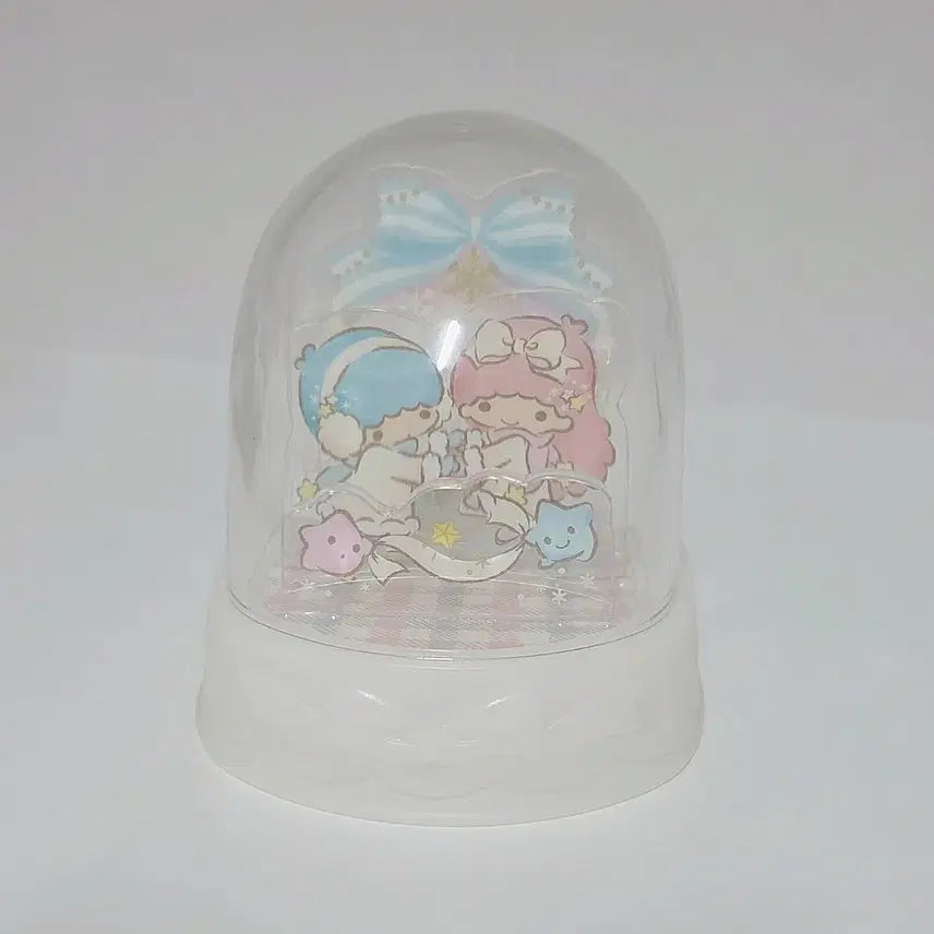 [BUNJANG] Sanrio Little Twin Stars Kiki Lala Winter Acrylic Dome / 산리오 리틀트윈스타 키키라라 윈터 아크릴 돔