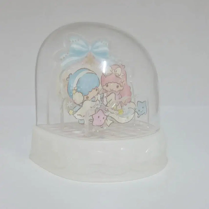 [BUNJANG] Sanrio Little Twin Stars Kiki Lala Winter Acrylic Dome / 산리오 리틀트윈스타 키키라라 윈터 아크릴 돔